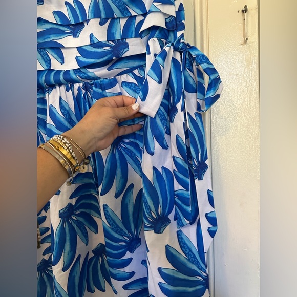 Blue banana Print Women's maxi skirt size M nwt - Picture 5 of 10